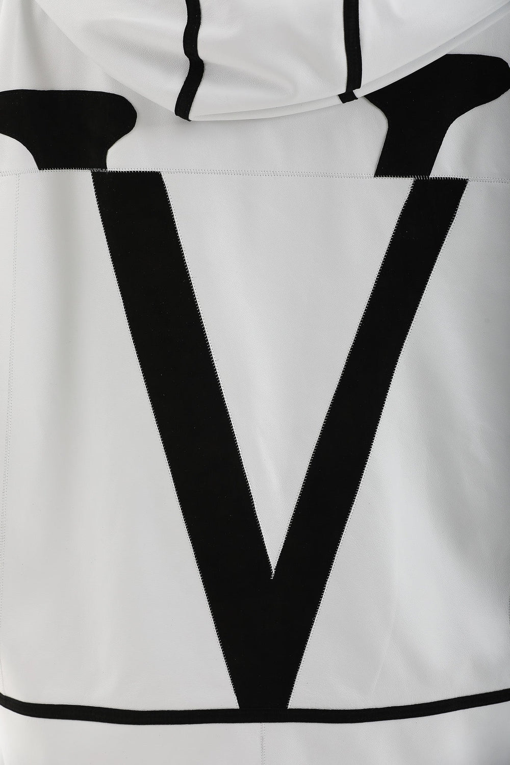 The Vega White Reversible Leather Jacket For Sale