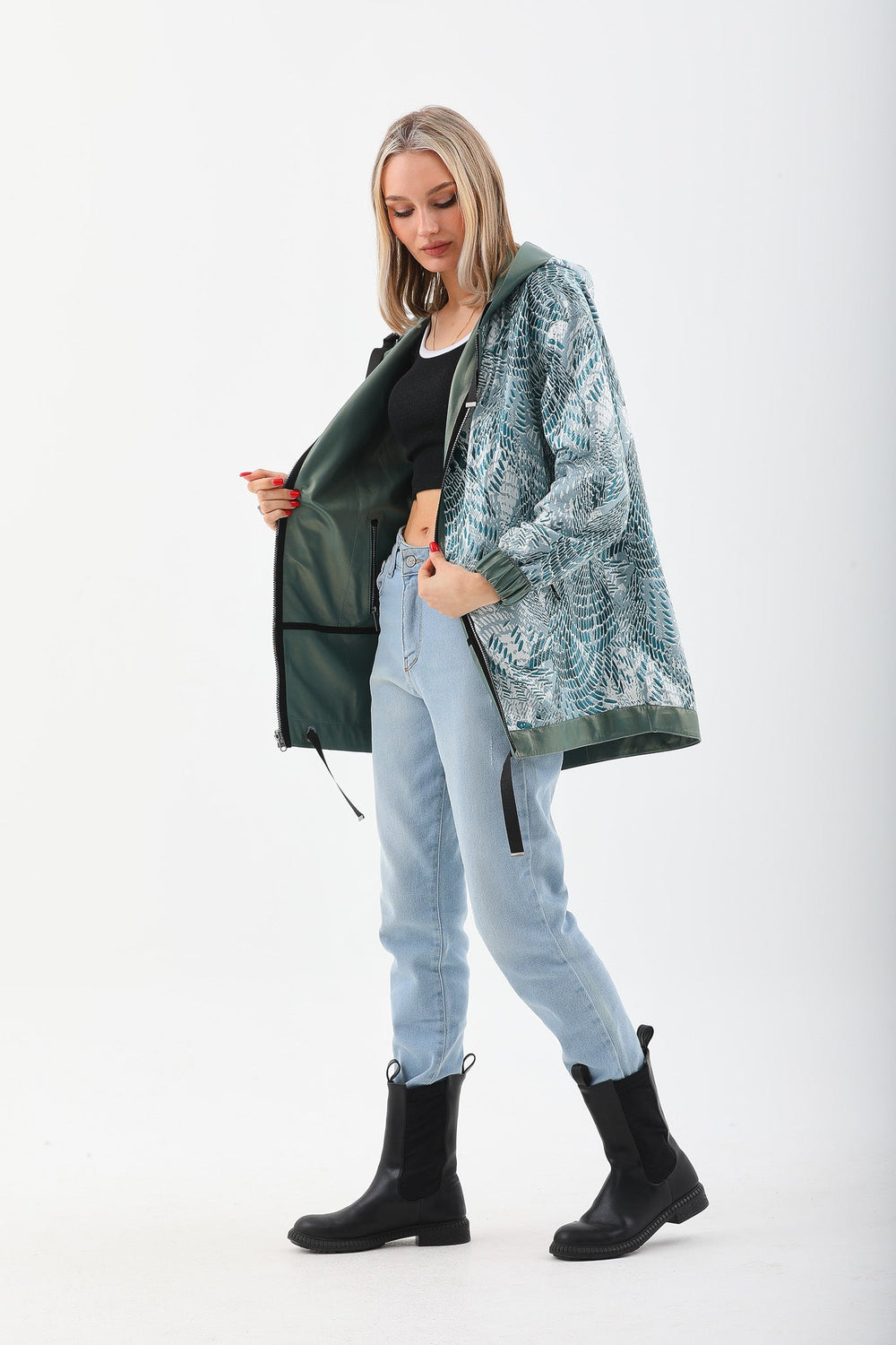 The Sage Olive Green Leather Jacket All New