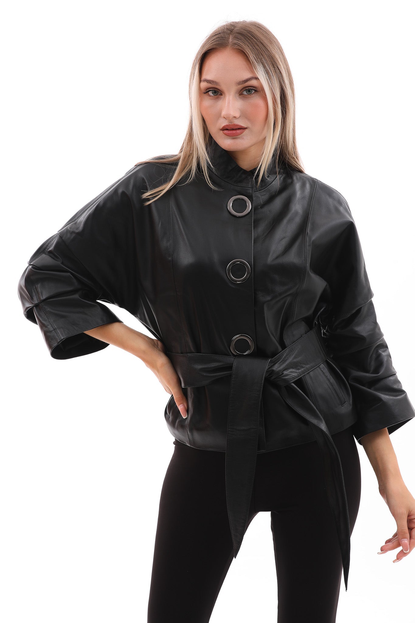 The Odessa Black Leather Jacket All New