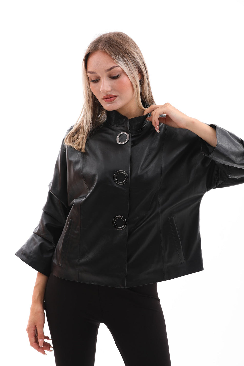 The Odessa Black Leather Jacket All New
