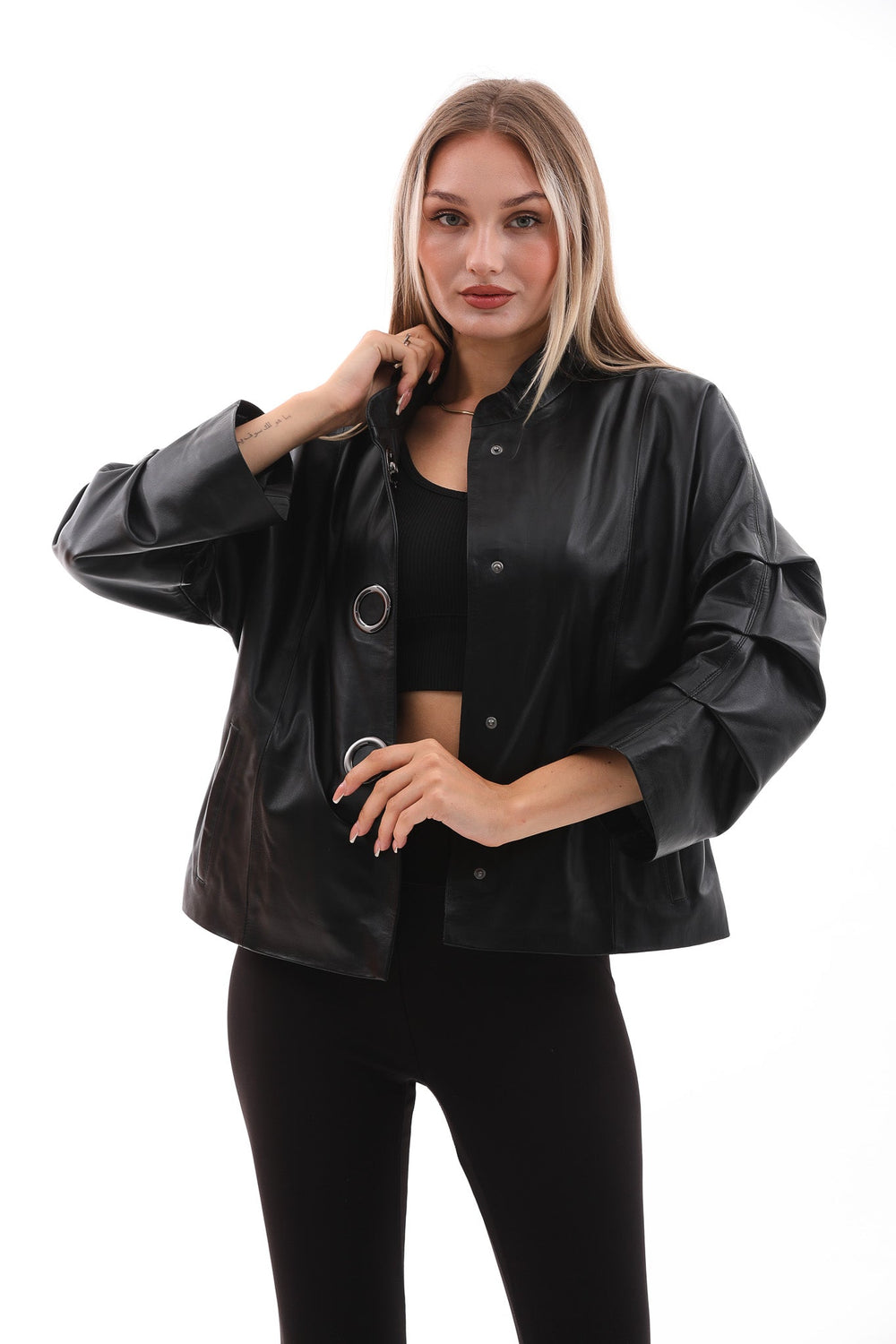 The Odessa Black Leather Jacket All New