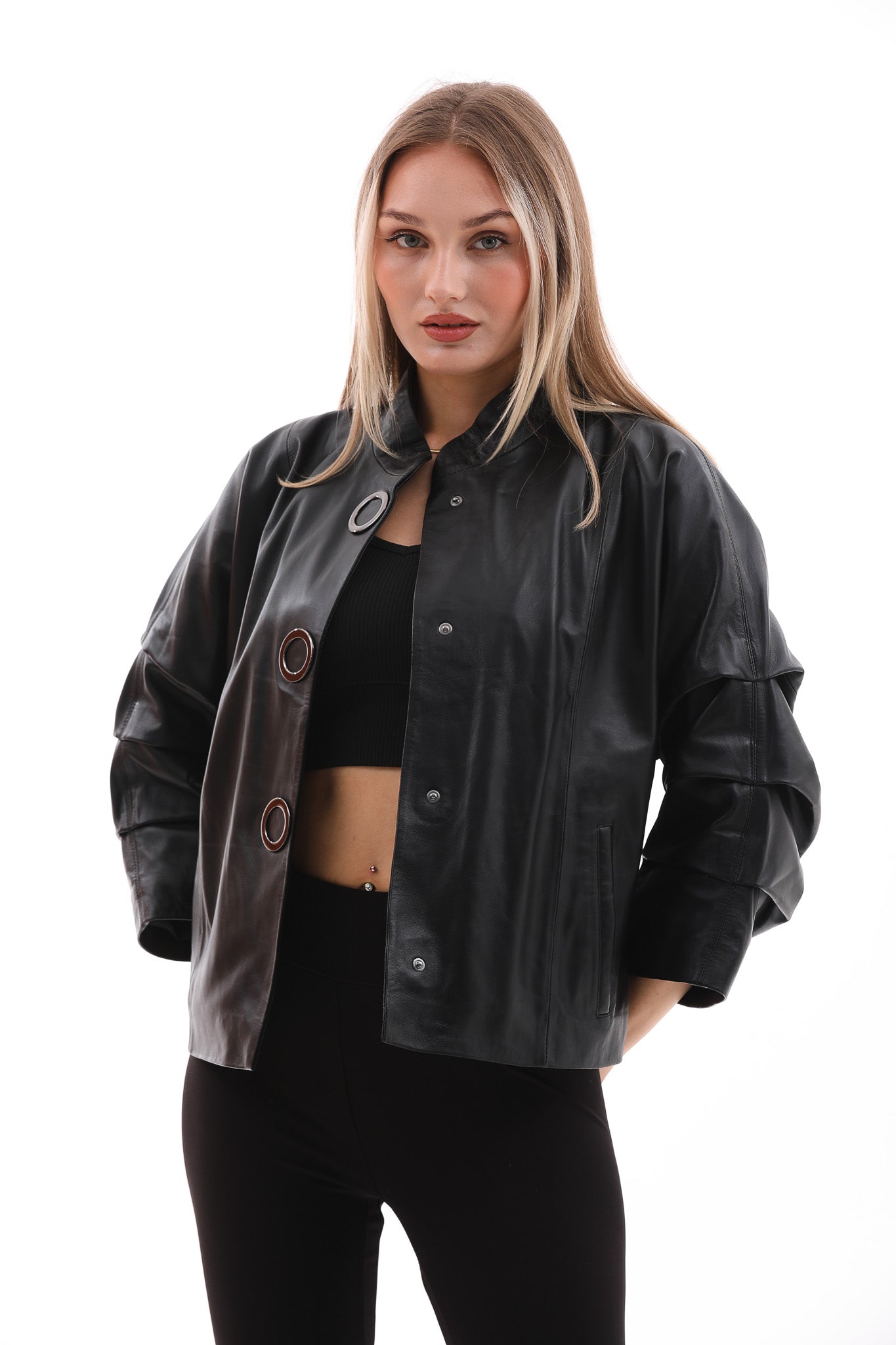 The Odessa Black Leather Jacket All New