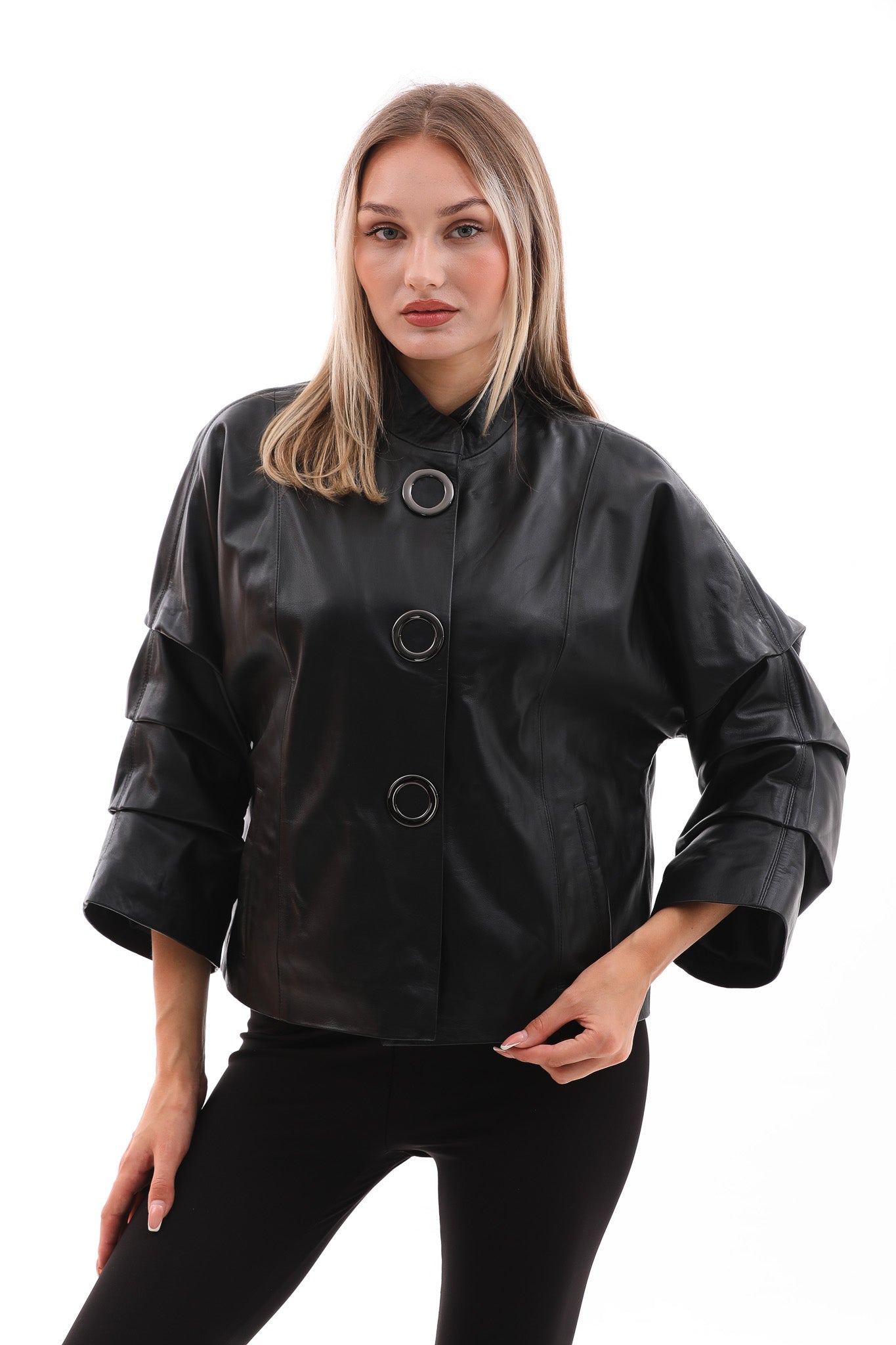 The Odessa Black Leather Jacket All New