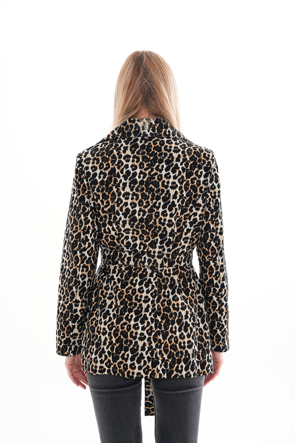 Sienna Abstract Art Leather Jacket – Leopard Edition Exclusive Style