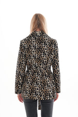 Sienna Abstract Art Leather Jacket – Leopard Edition Exclusive Style