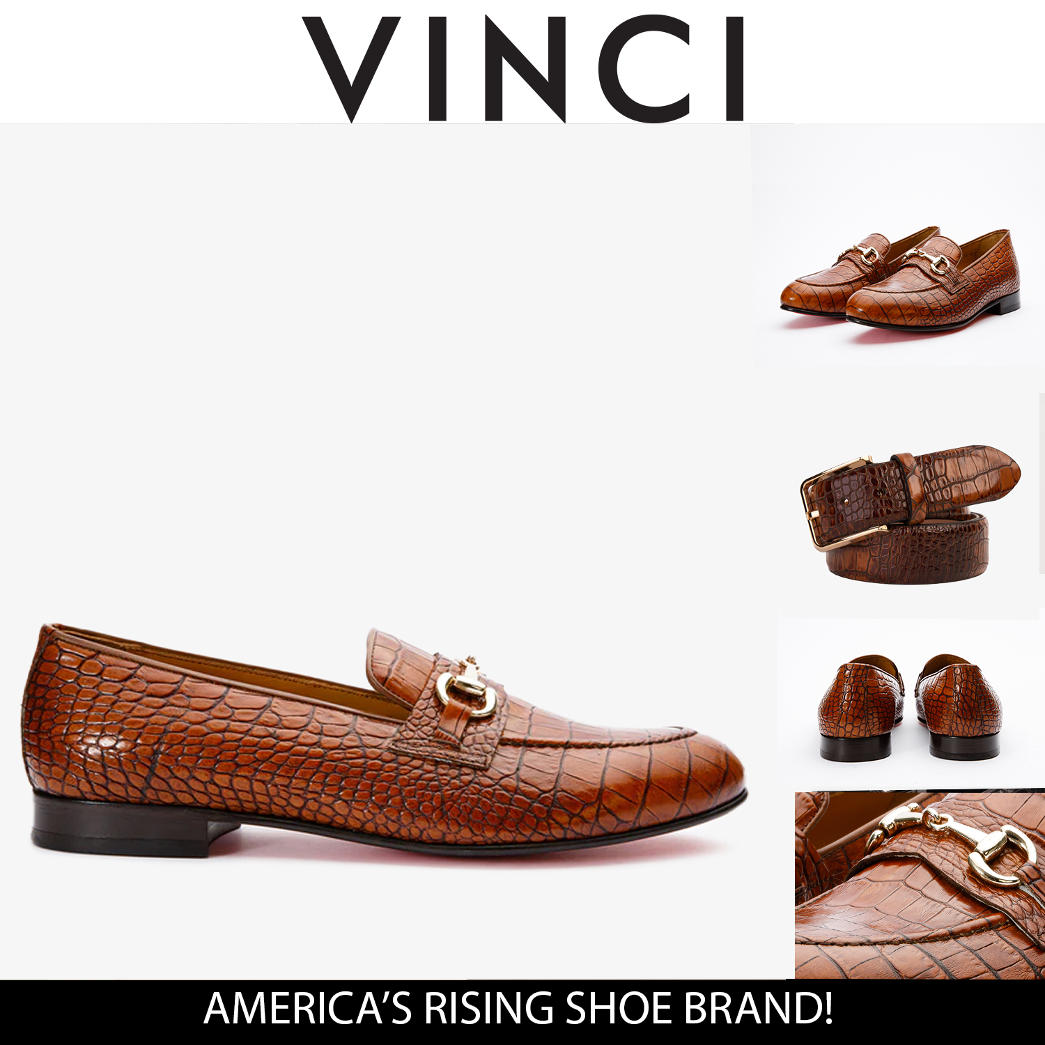 The Monaco Tan Leather Shoe Bit Loafer For Sale