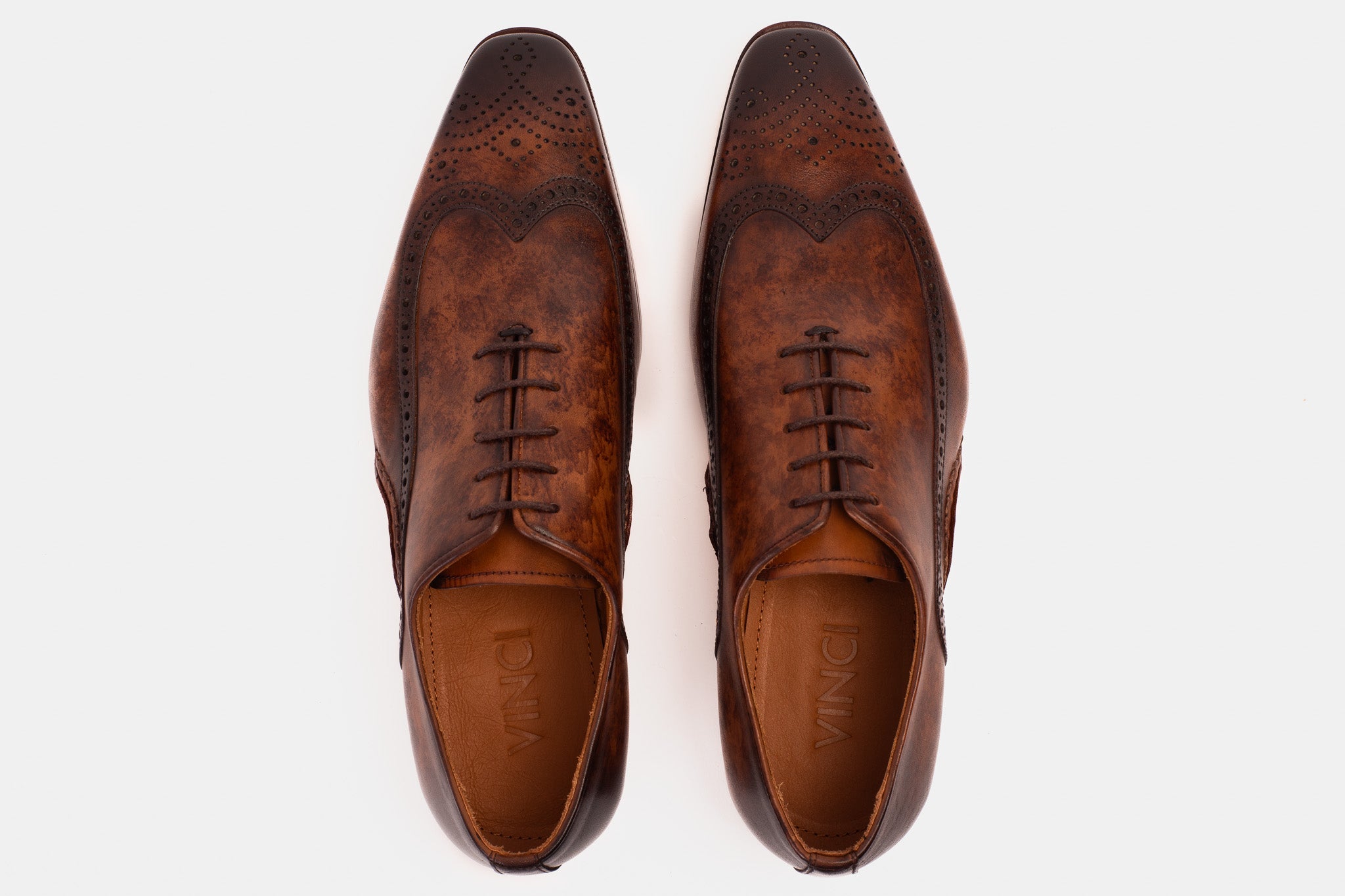 The Royal Hand Craft Brown Wingtip Oxford Shoe Fine Craftsmanship
