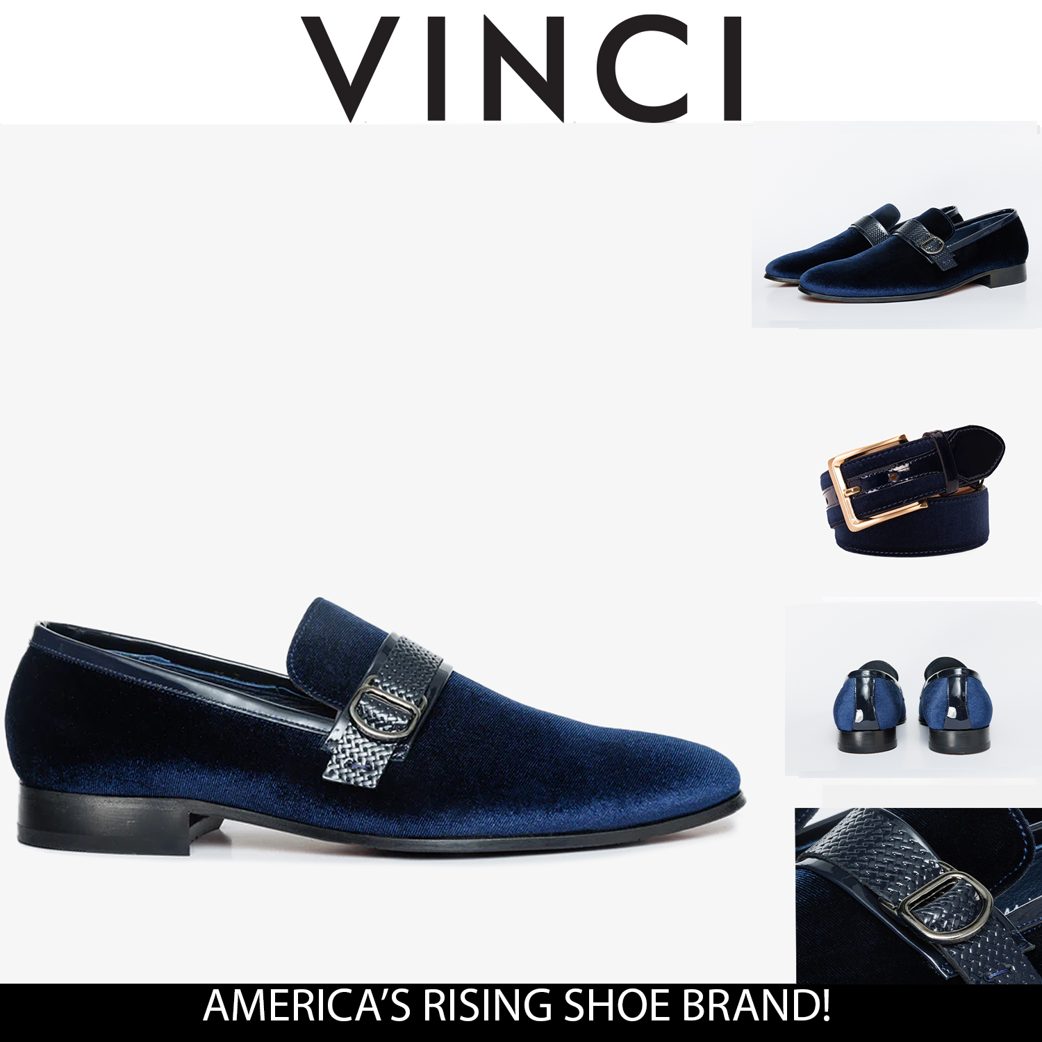 The Casaletti Navy Blue Bit Loafer Shoe All New