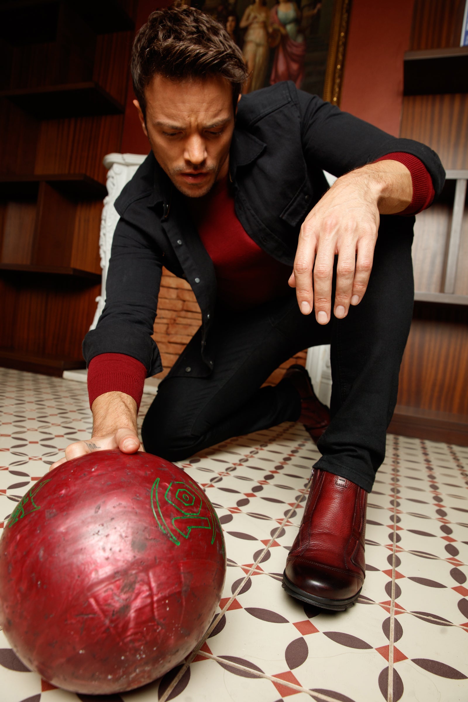 The Montreal Burgundy Leather Casual Zip-Up Ankle Boot Exclusive Style