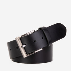 The Prime Black Leather Belt On Sale
