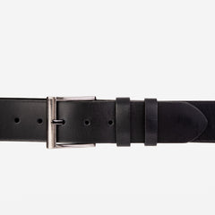 The Prime Black Leather Belt On Sale