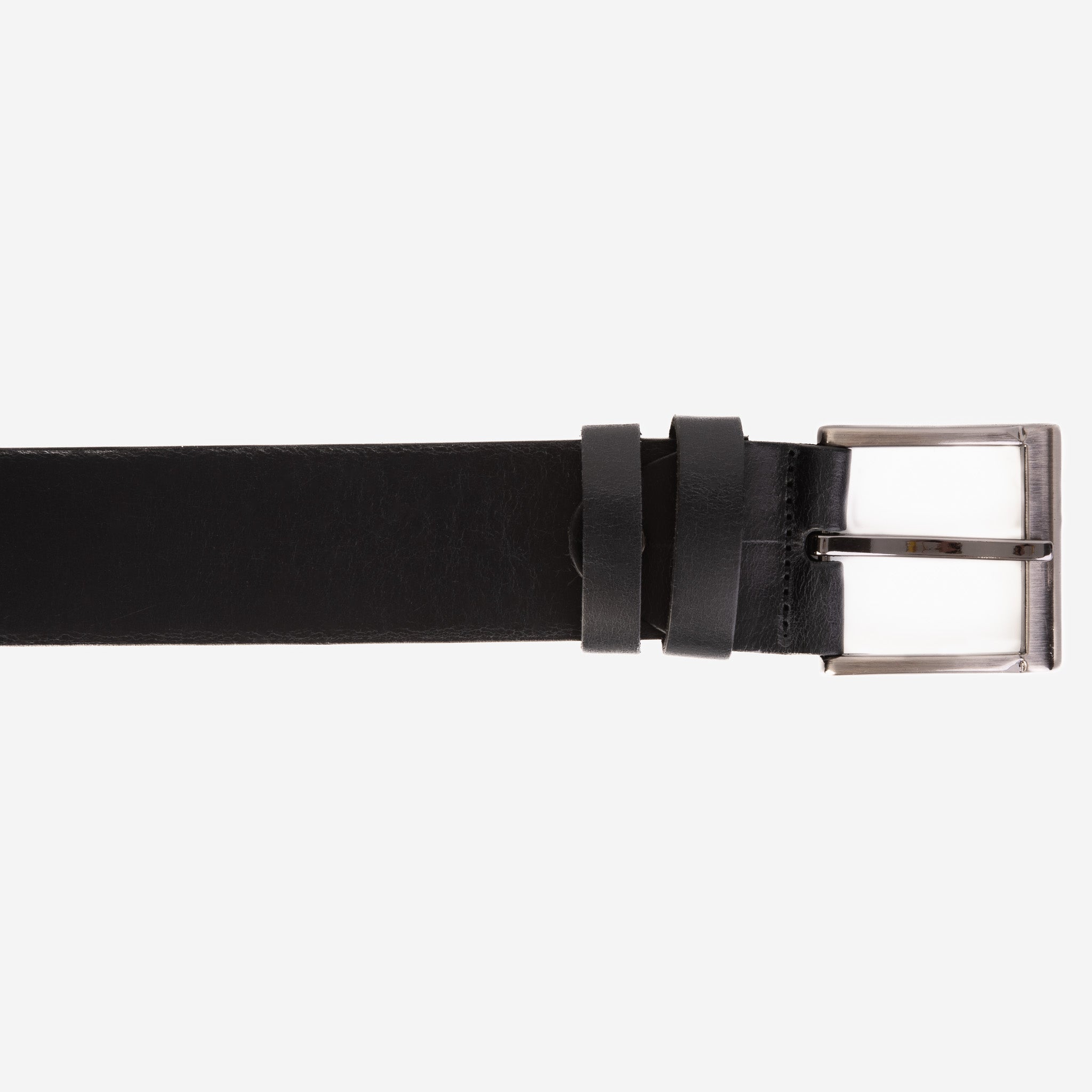 The Prime Black Leather Belt On Sale