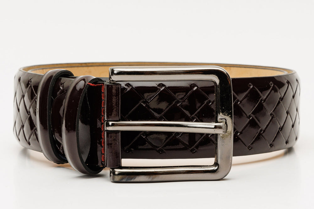 The Rico Burgundy Color Calfskin Belt For Sale