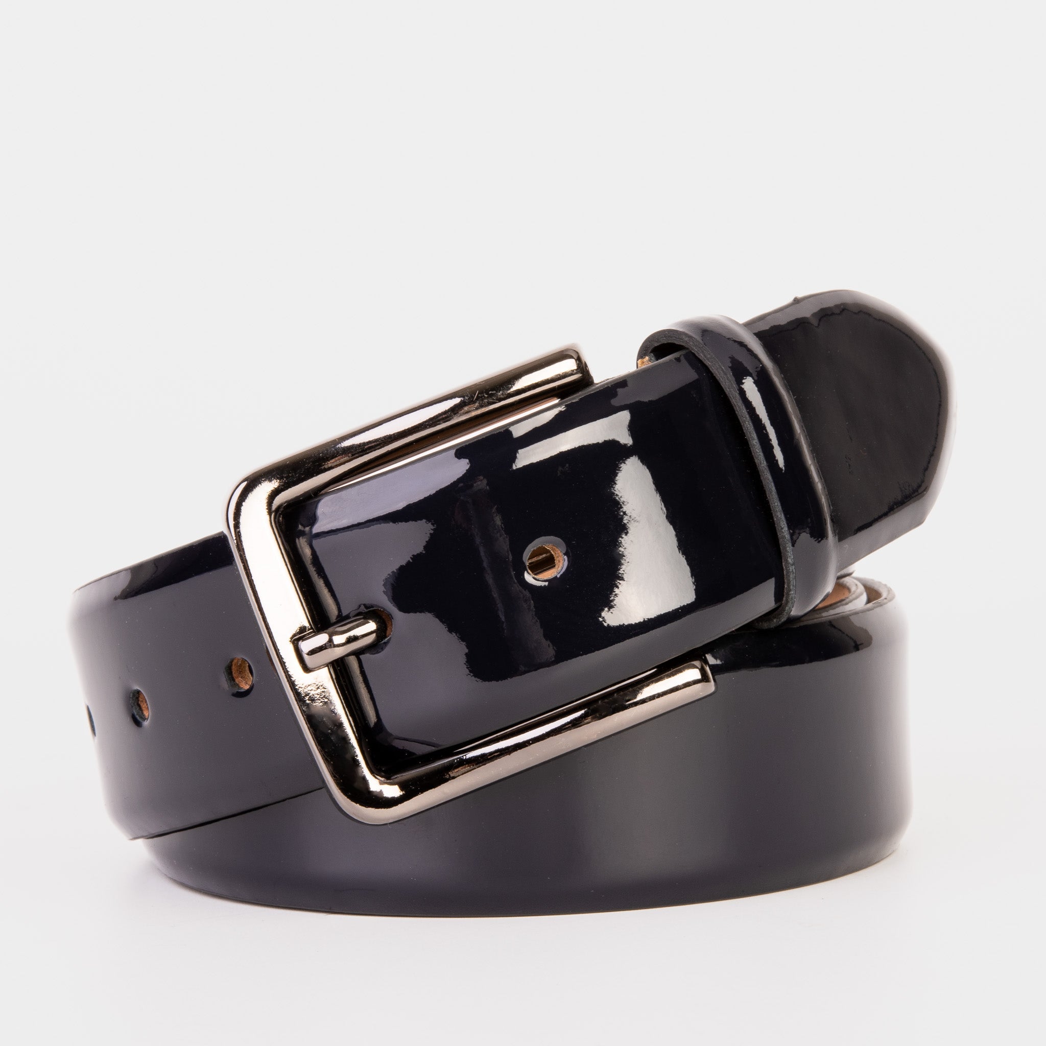The Dodoma Navy  Patent Leather Belt All New