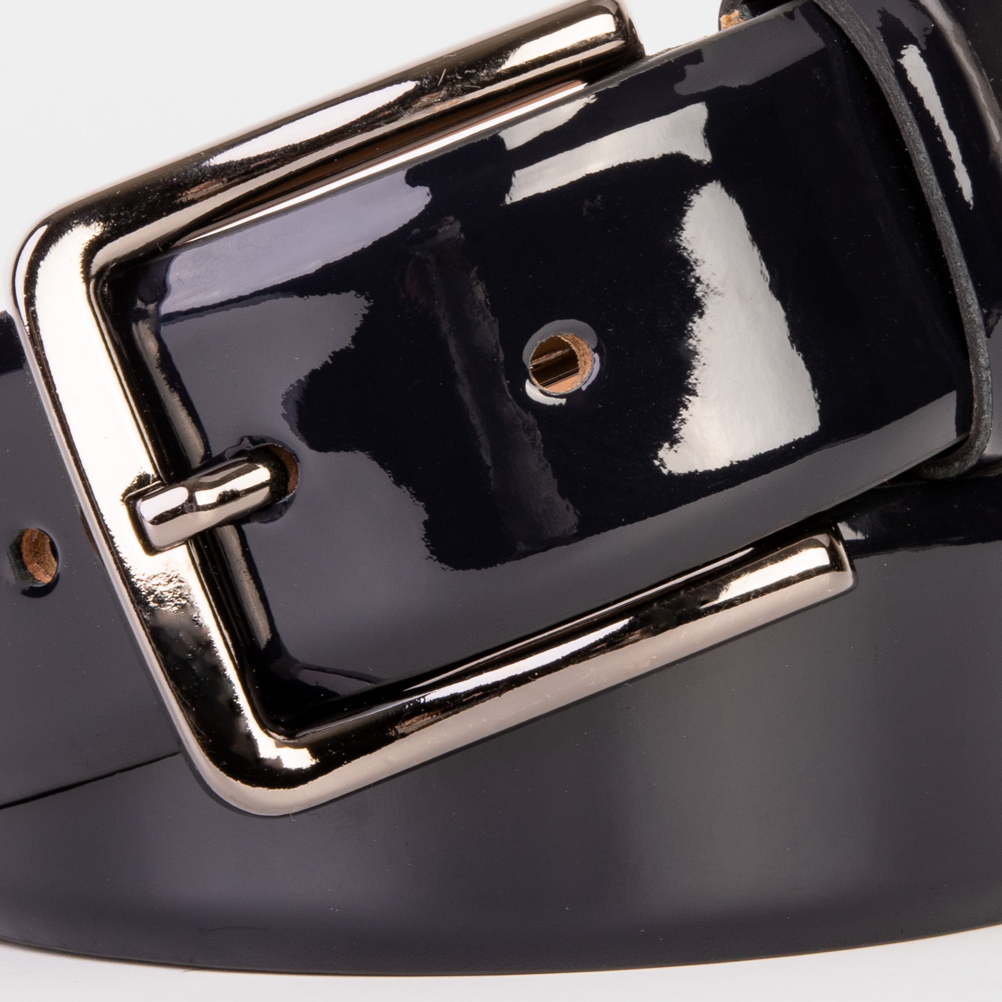 The Dodoma Navy  Patent Leather Belt All New