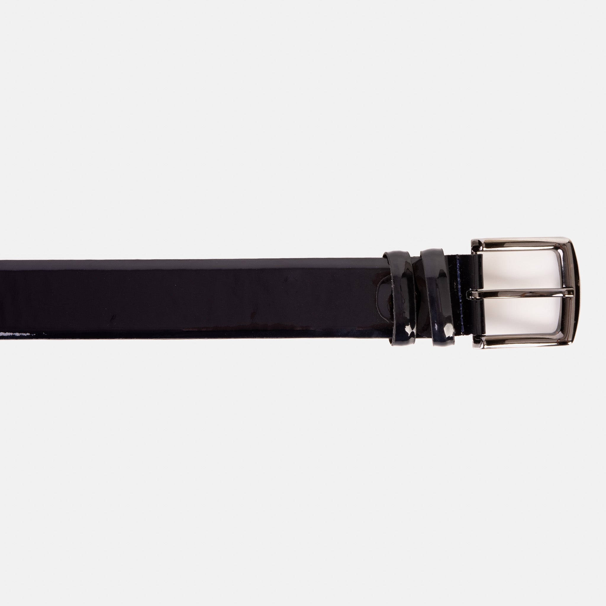 The Dodoma Navy  Patent Leather Belt All New