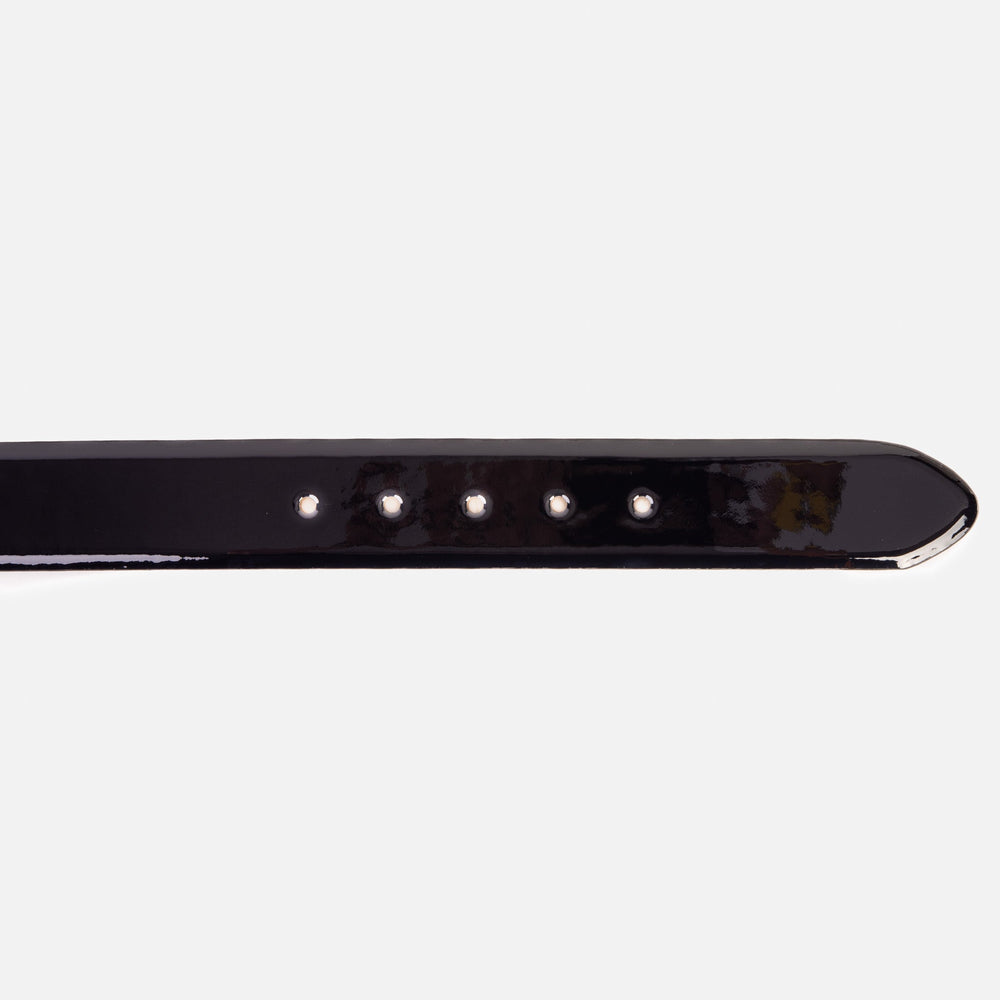 The Dodoma Navy  Patent Leather Belt All New