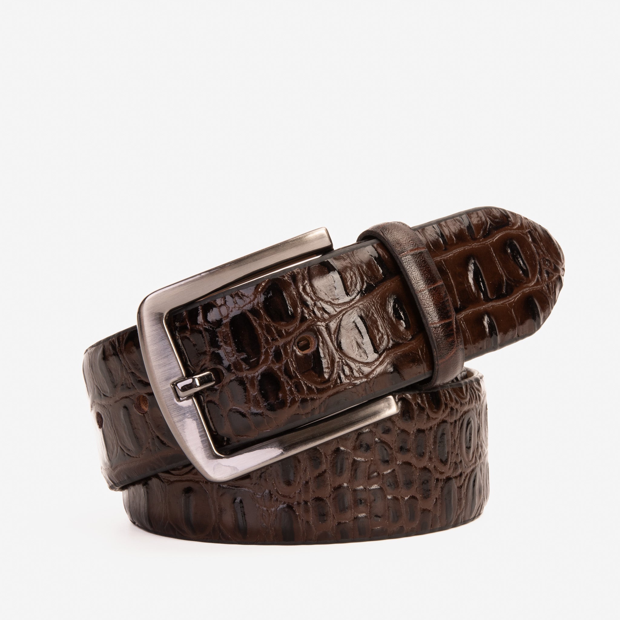 The Bomba Brown Leather Belt Fine Craftsmanship