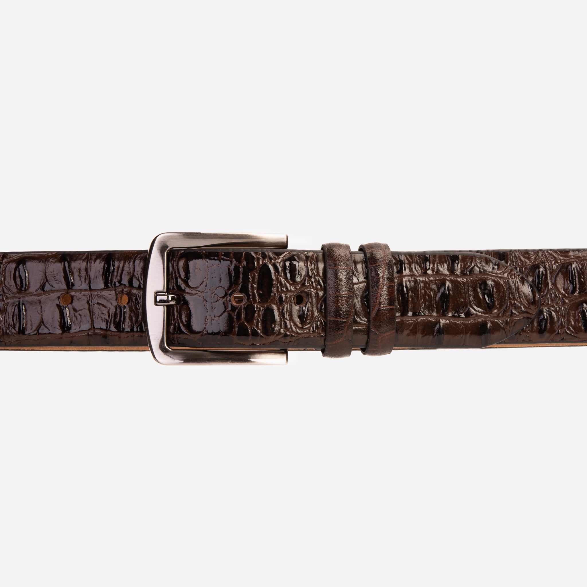 The Bomba Brown Leather Belt Fine Craftsmanship