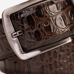 The Bomba Brown Leather Belt Fine Craftsmanship