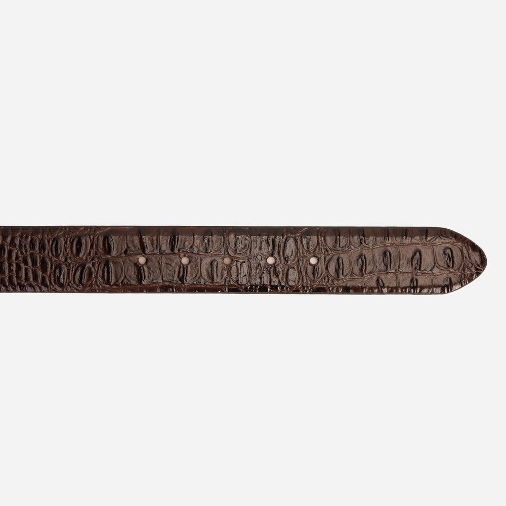The Bomba Brown Leather Belt Fine Craftsmanship