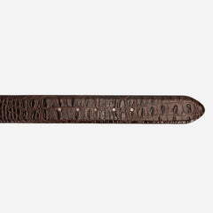 The Bomba Brown Leather Belt Fine Craftsmanship