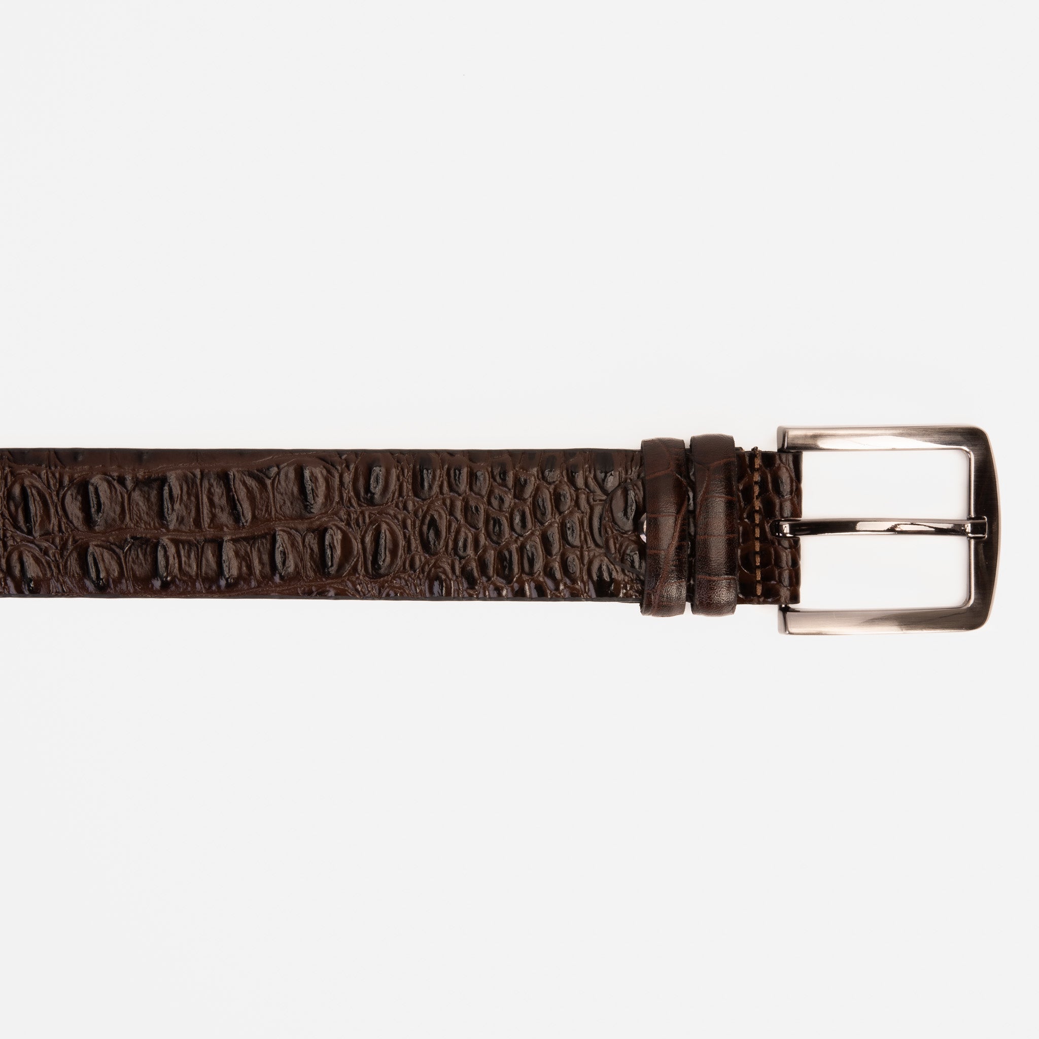 The Bomba Brown Leather Belt Fine Craftsmanship