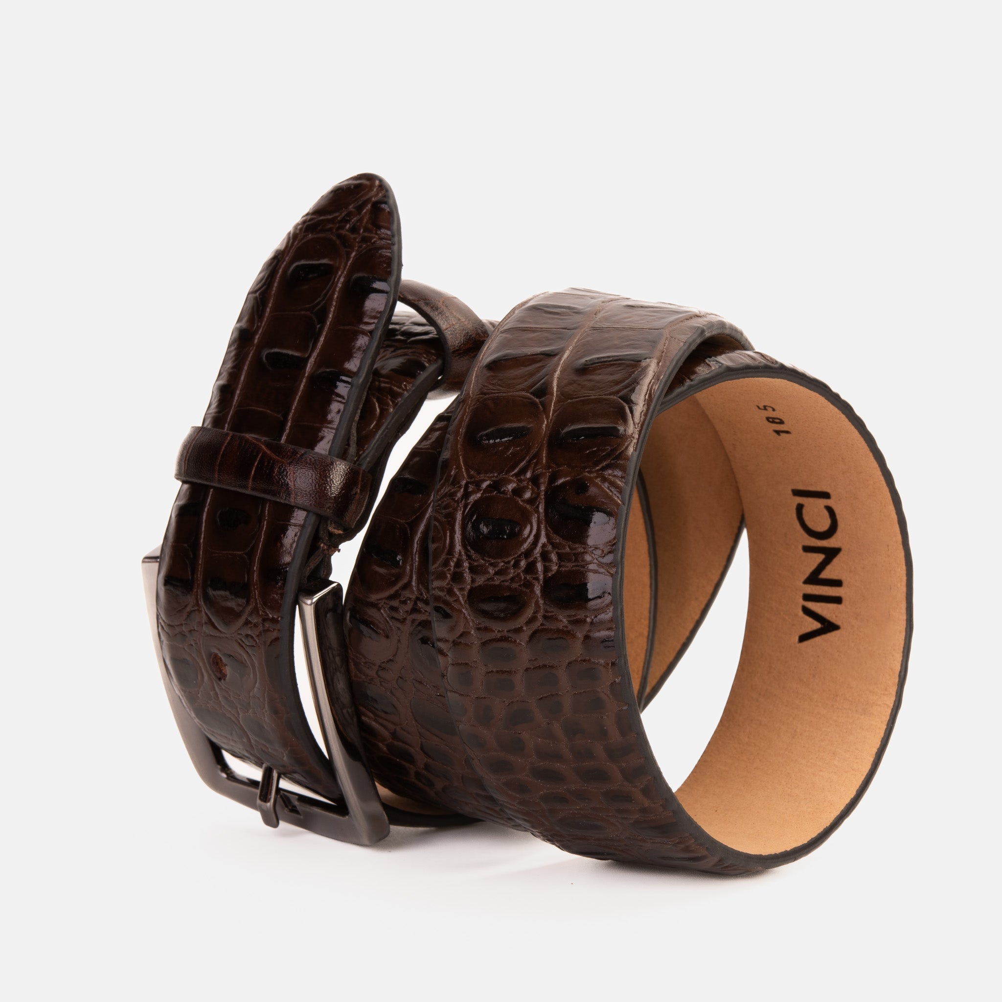 The Bomba Brown Leather Belt Fine Craftsmanship