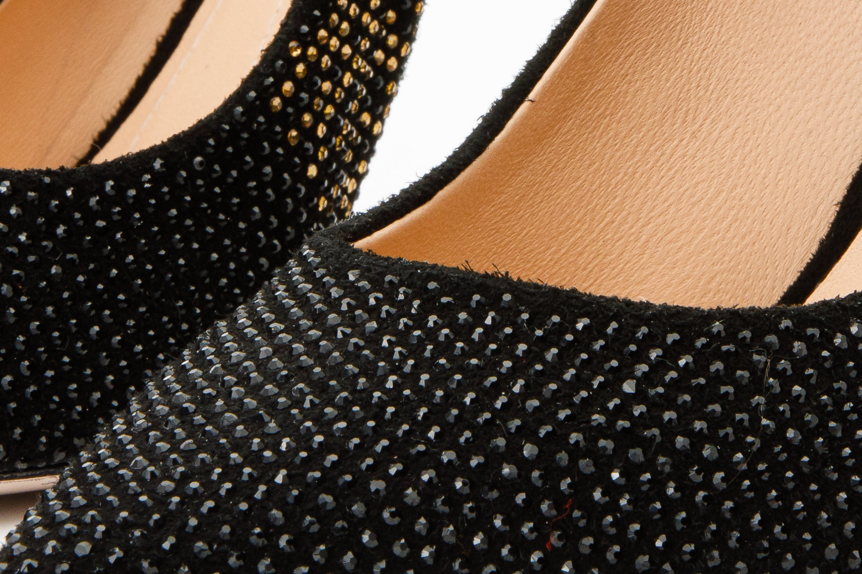 The Bago Black Gold Glitter Leather Pump Shoe All New