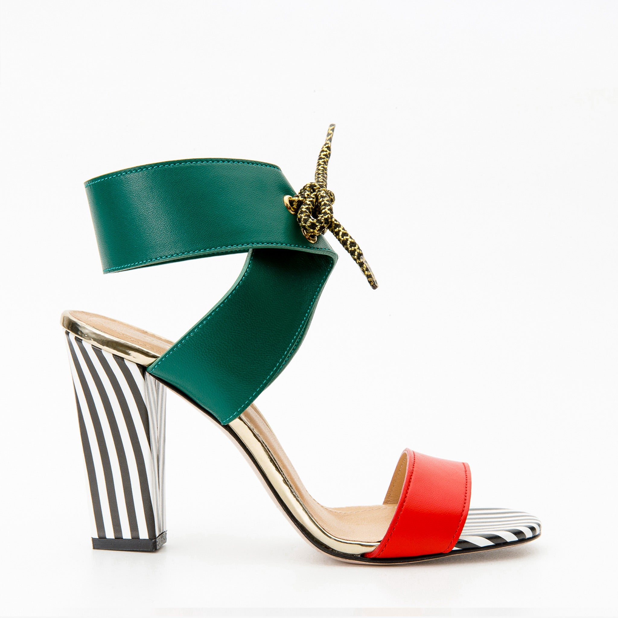 The Bloke Ankle Strap Multicolor Leather Sandal Universal Fit