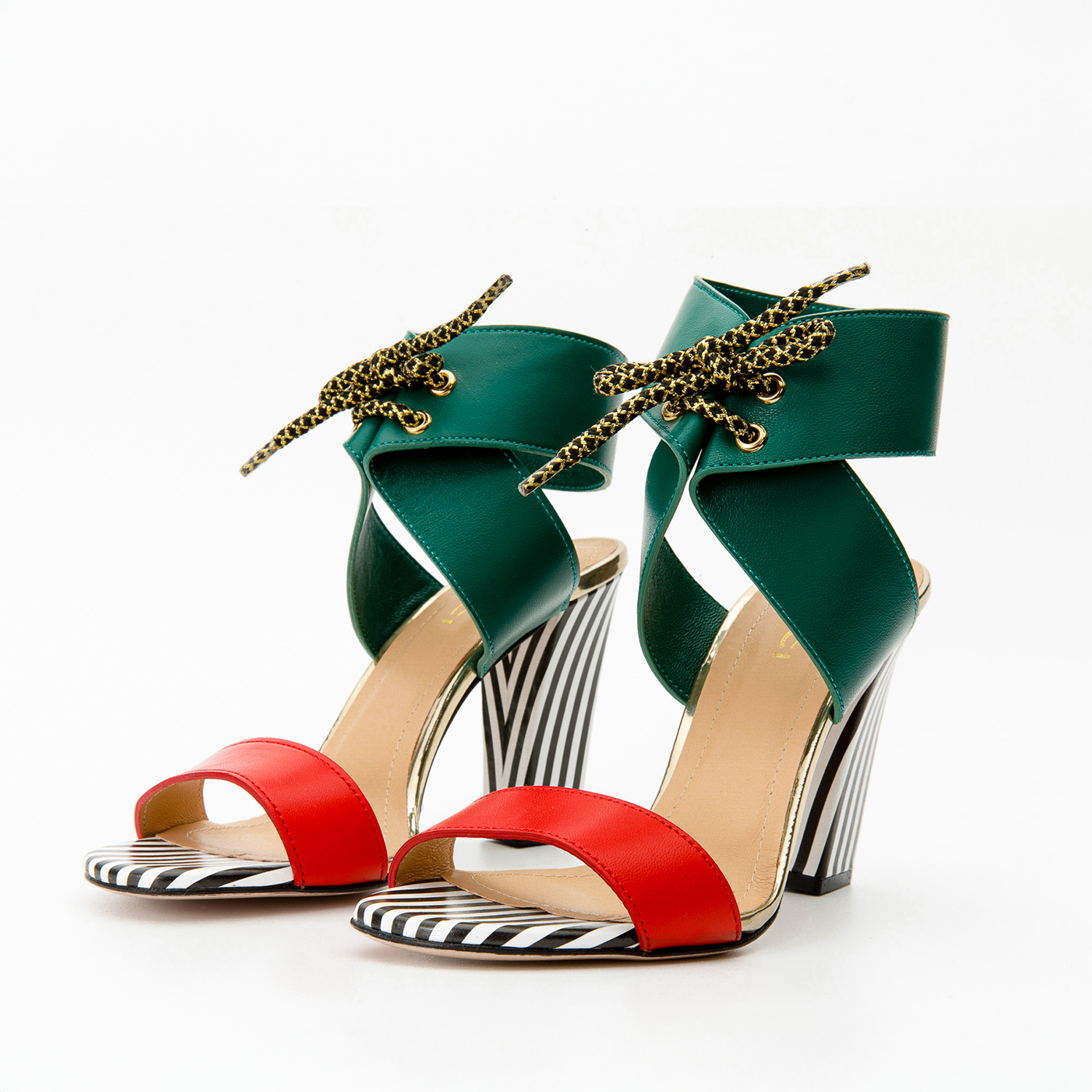 The Bloke Ankle Strap Multicolor Leather Sandal Universal Fit