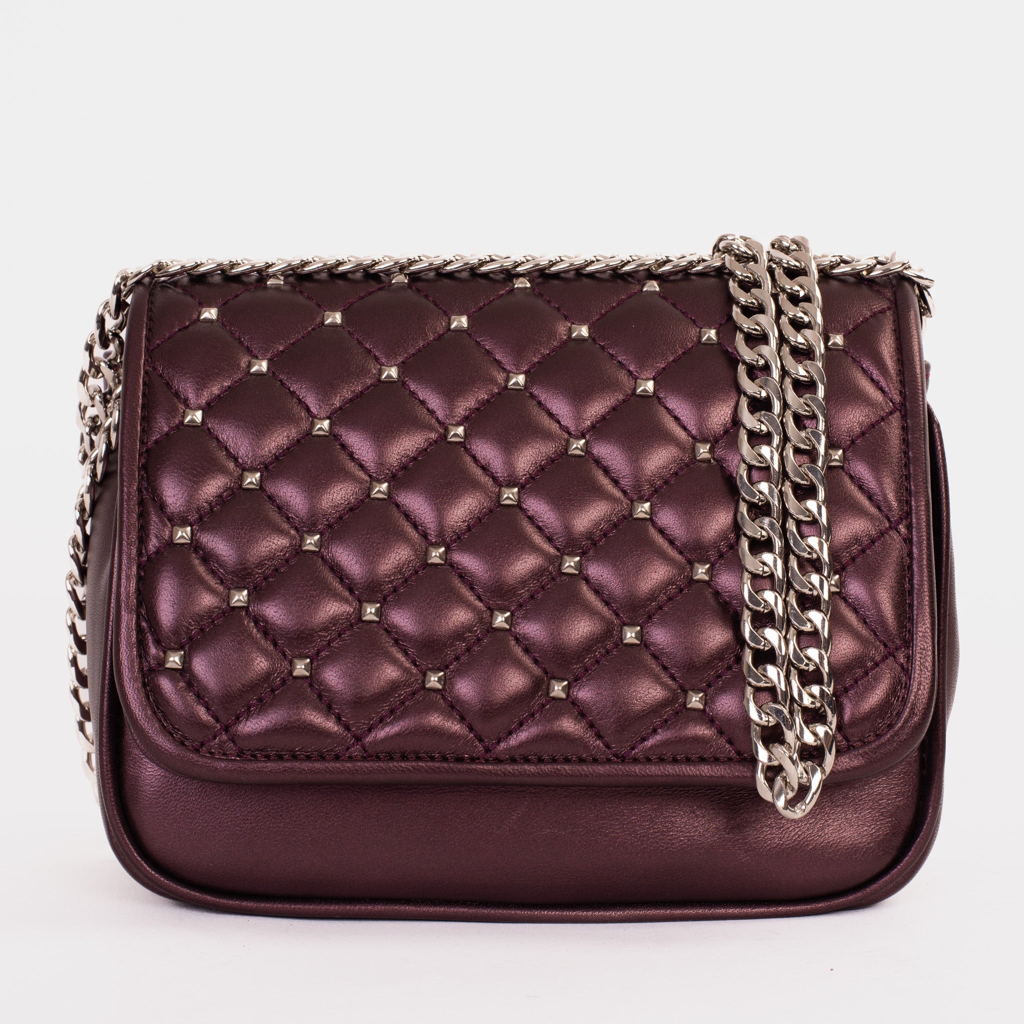 The Leno Burgundy Leather Handbag Universal Fit