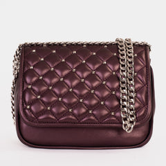 The Leno Burgundy Leather Handbag Universal Fit