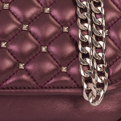 The Leno Burgundy Leather Handbag Universal Fit