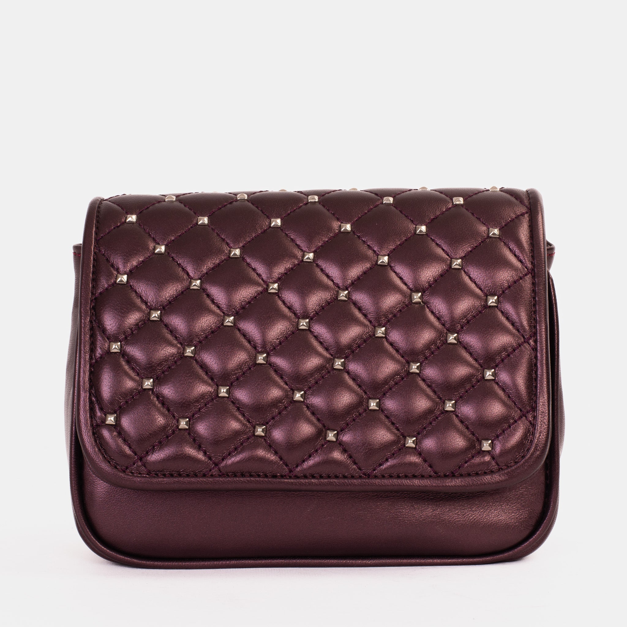 The Leno Burgundy Leather Handbag Universal Fit