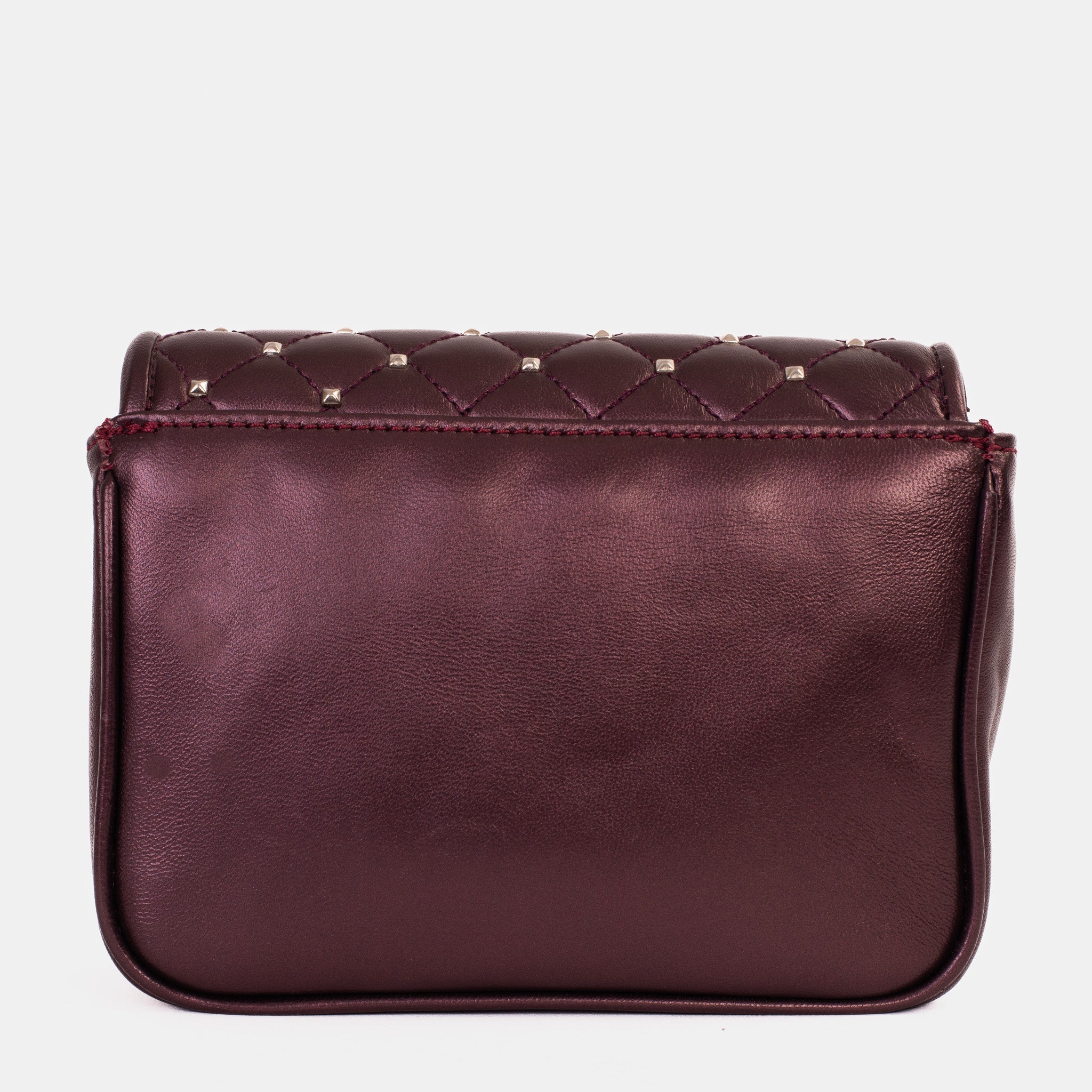 The Leno Burgundy Leather Handbag Universal Fit