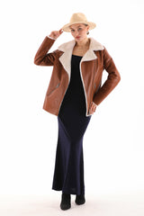 The Prague Tan Leather Jacket Exclusive Style