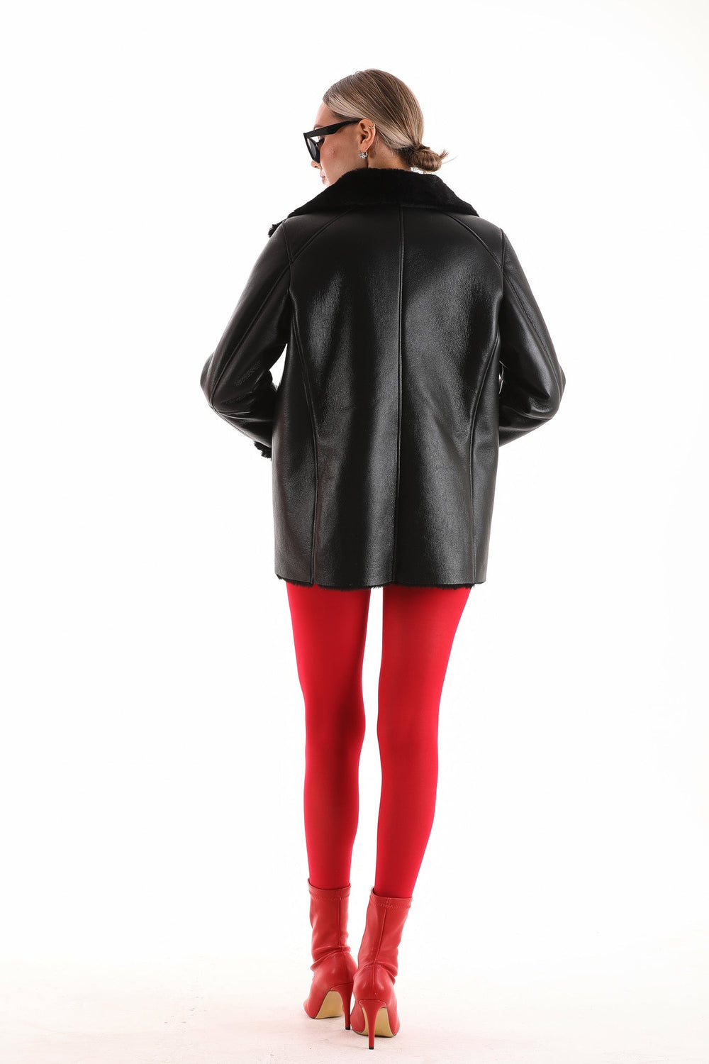 The Prague Black Leather Jacket For Sale