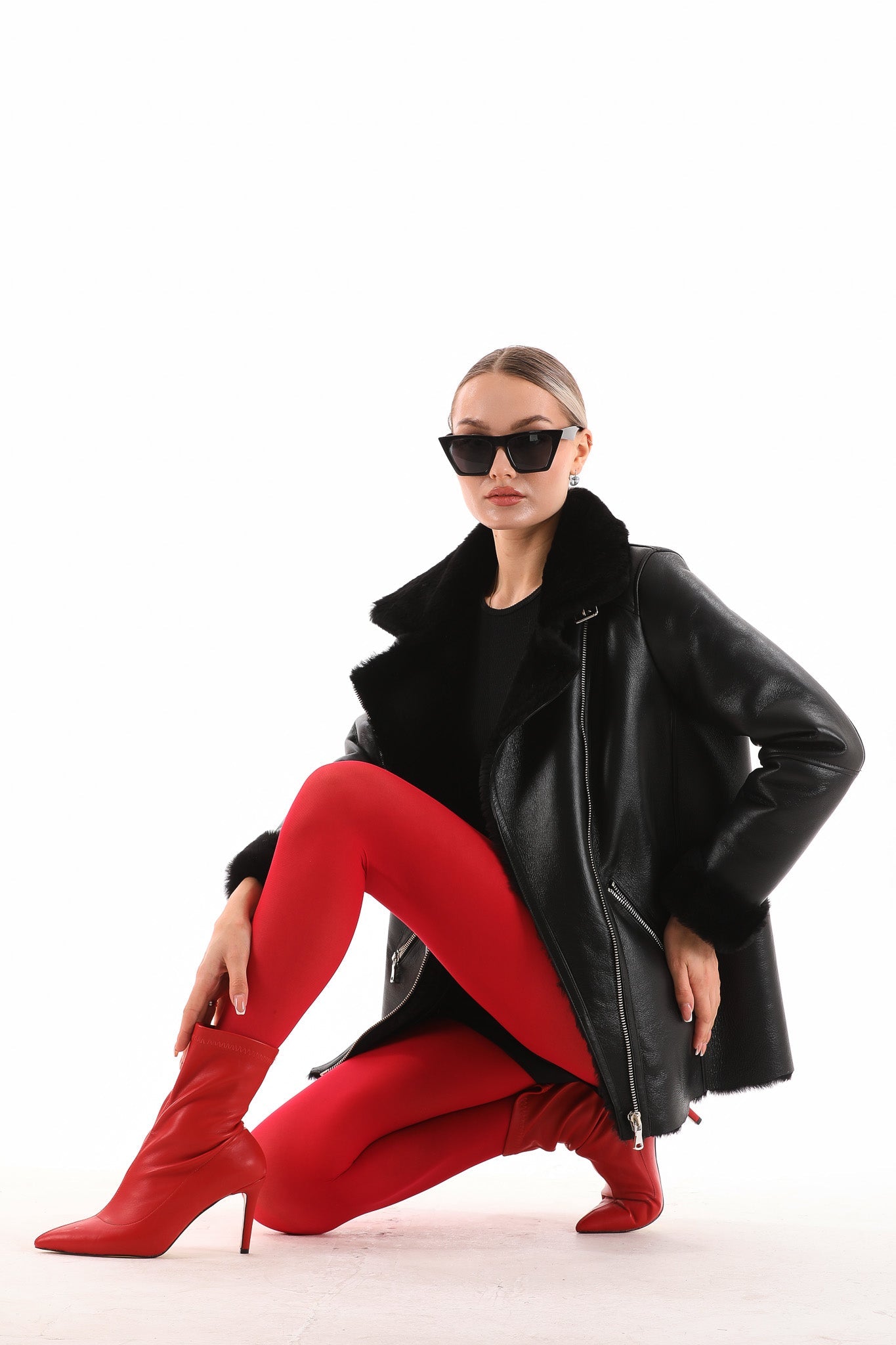 The Prague Black Leather Jacket For Sale