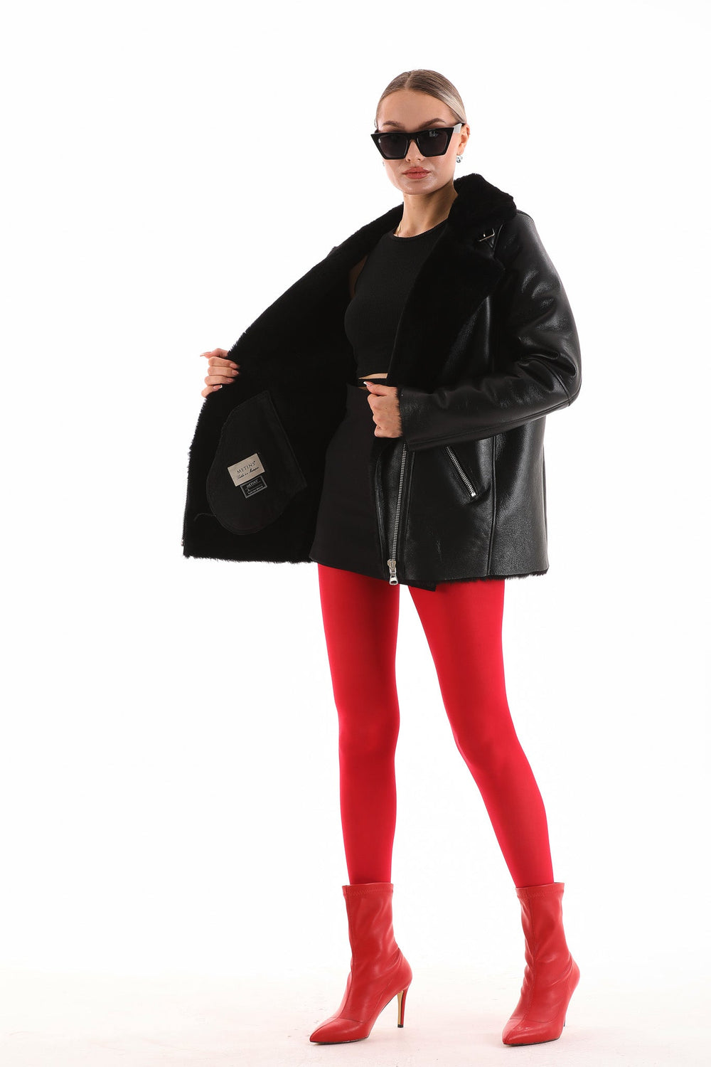 The Prague Black Leather Jacket For Sale