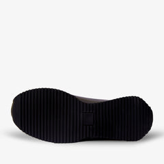 The Milford  Black  Leather Sneaker Fine Craftsmanship