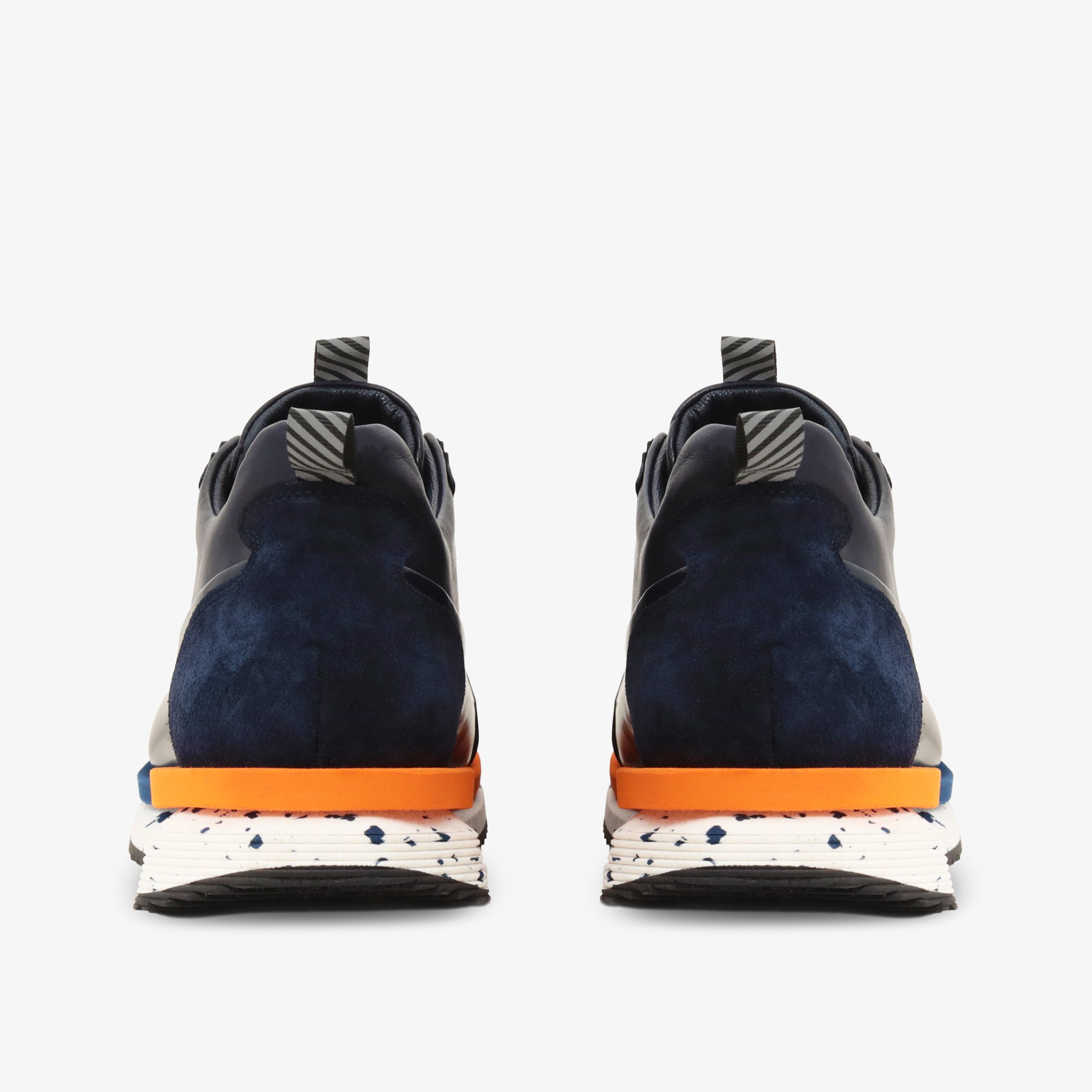The Milford Navy Blue  Leather Sneaker Exclusive Style