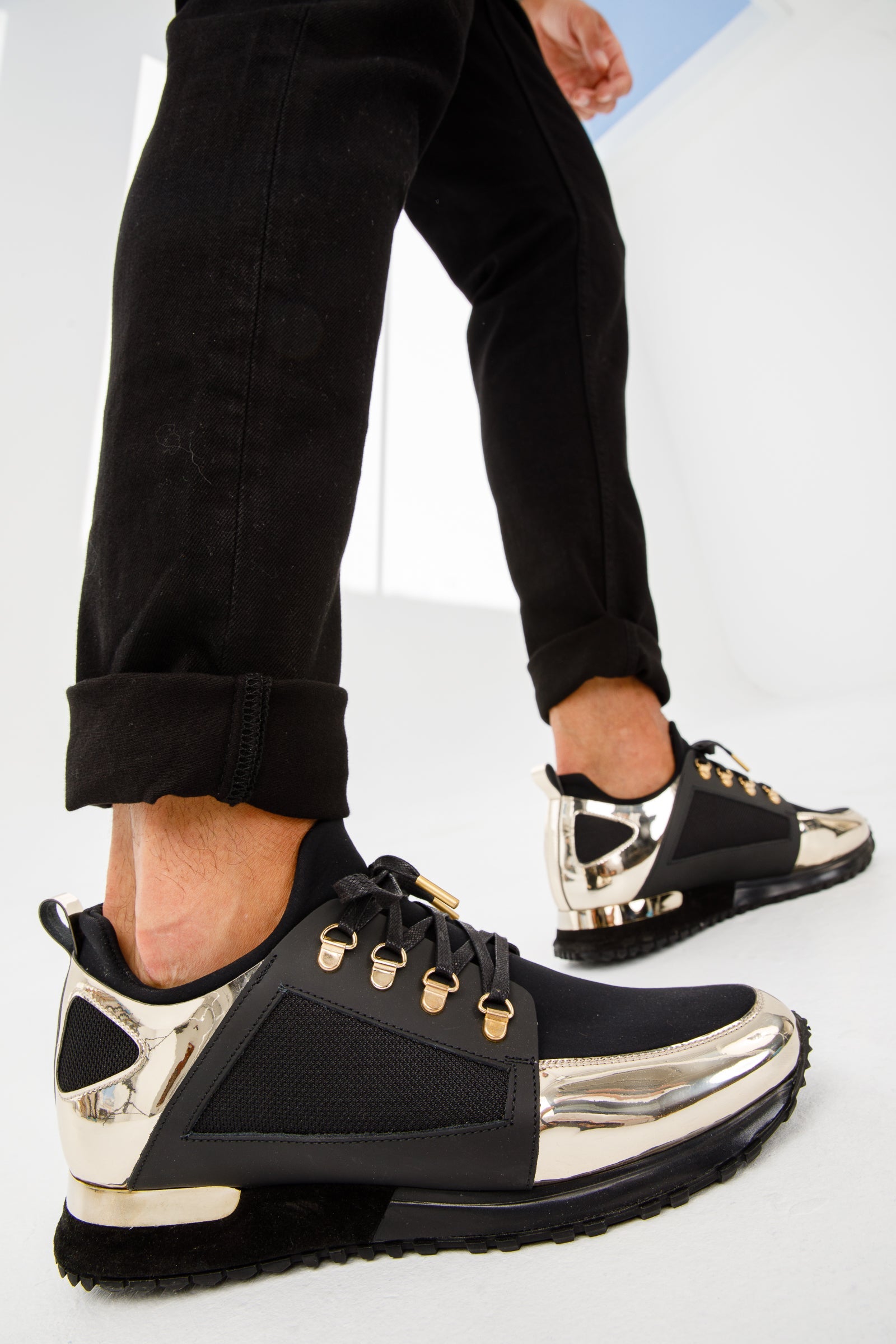 The Emir Gold Leather Sneaker Limited Edition On Sale