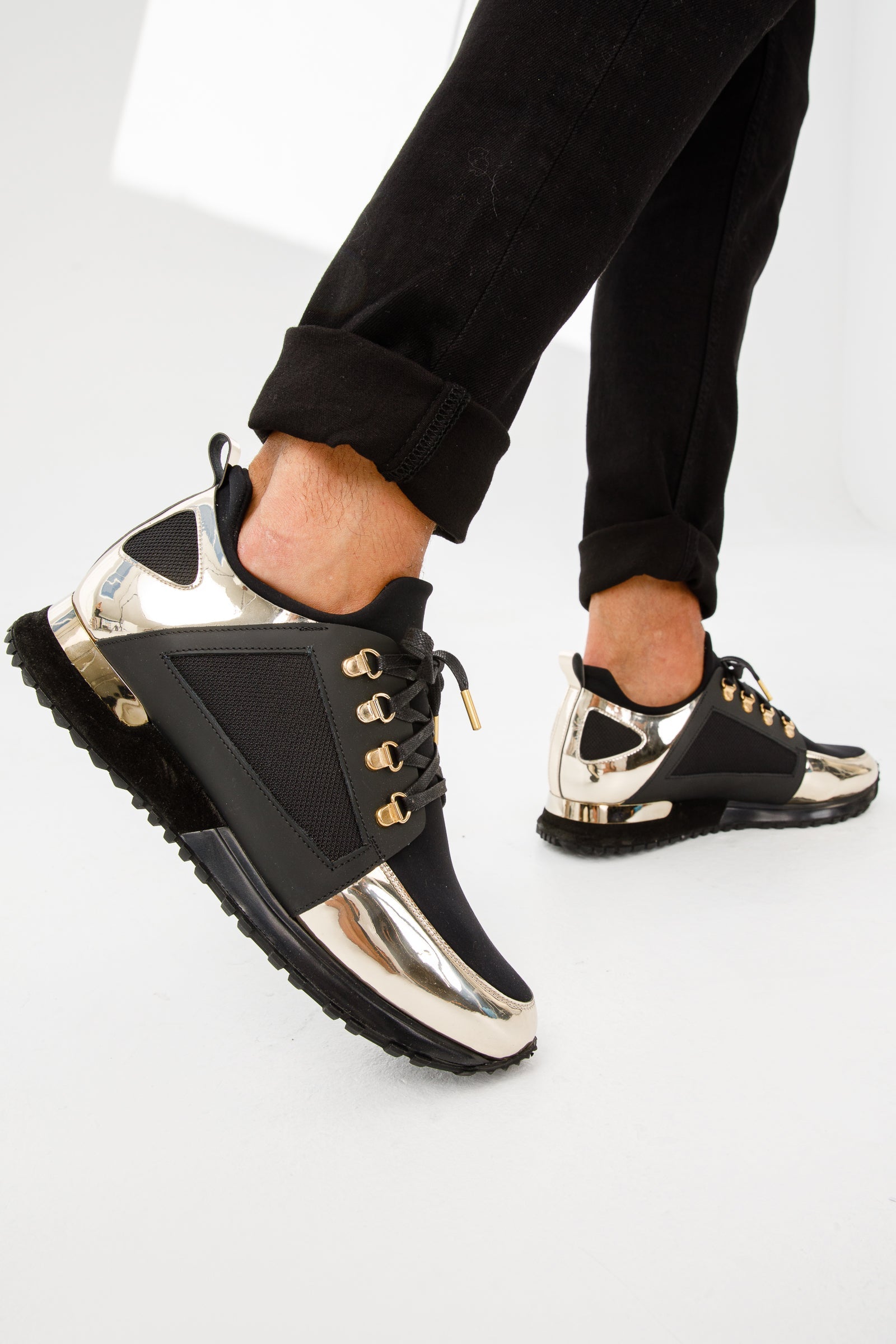 The Emir Gold Leather Sneaker Limited Edition On Sale