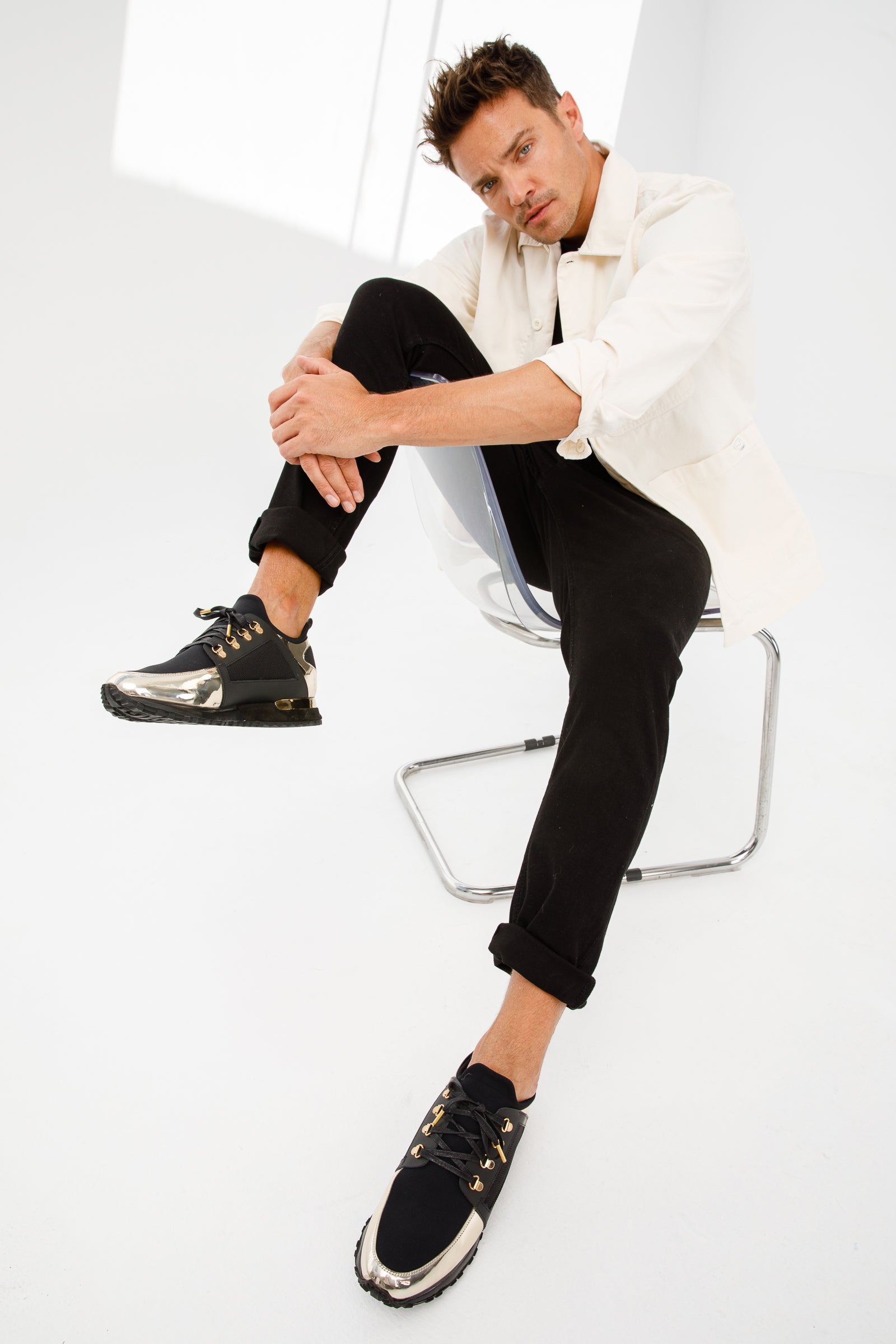 The Emir Gold Leather Sneaker Limited Edition On Sale