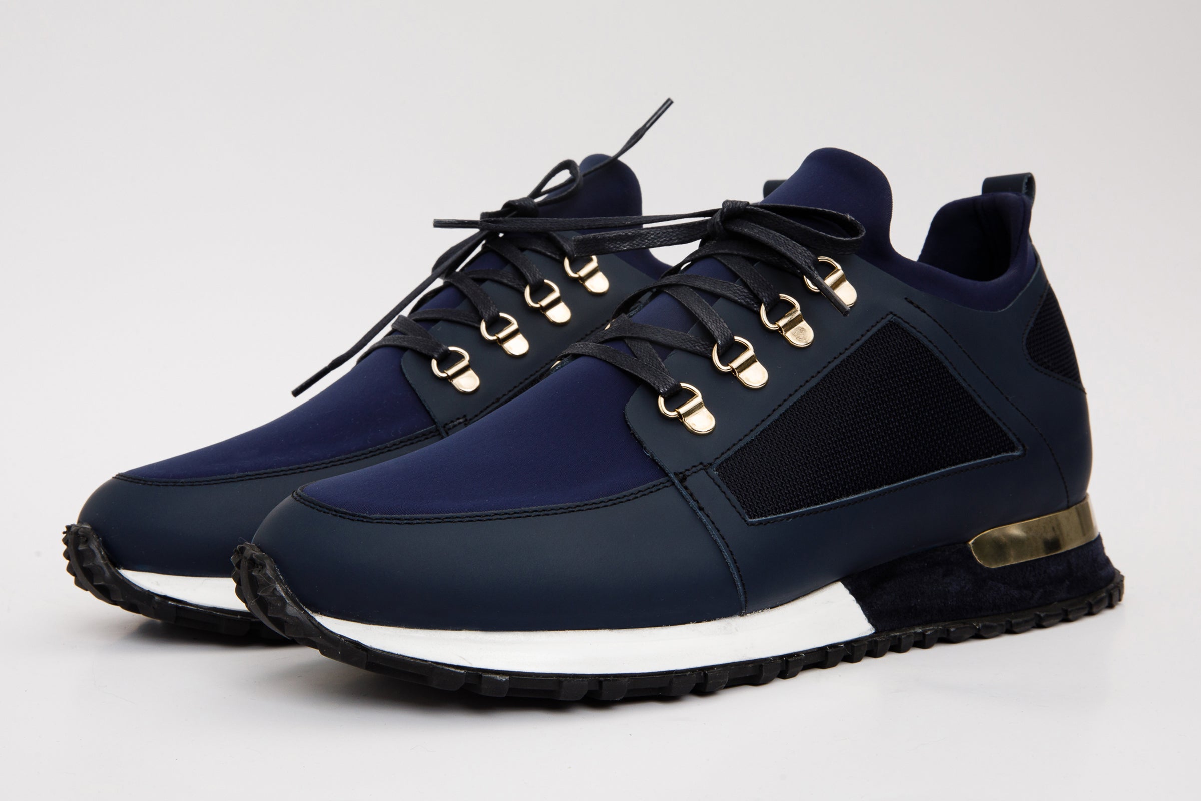 The Emir Navy Leather Sneaker Exclusive Style