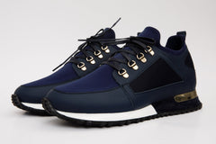 The Emir Navy Leather Sneaker Exclusive Style