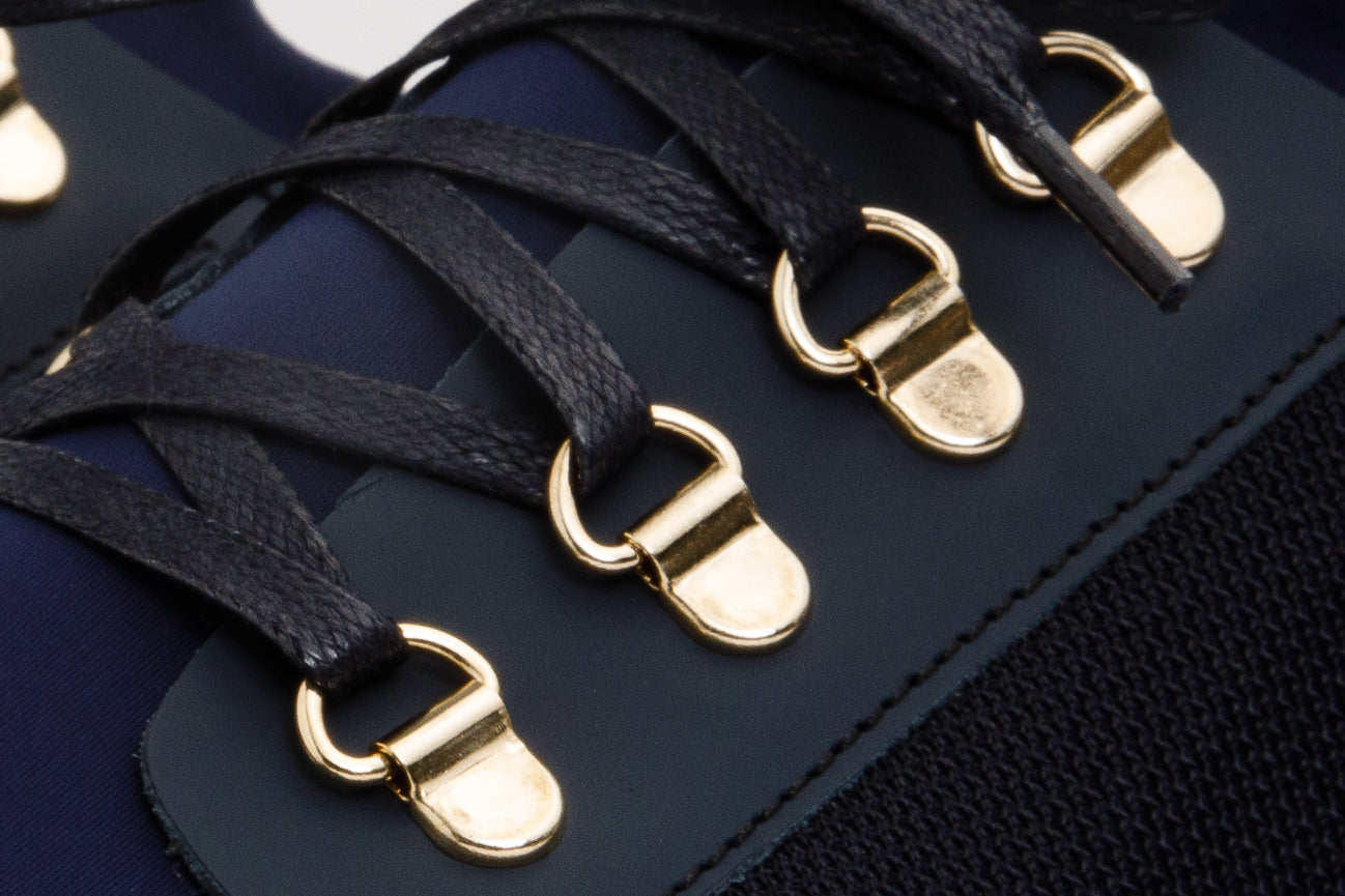The Emir Navy Leather Sneaker Exclusive Style