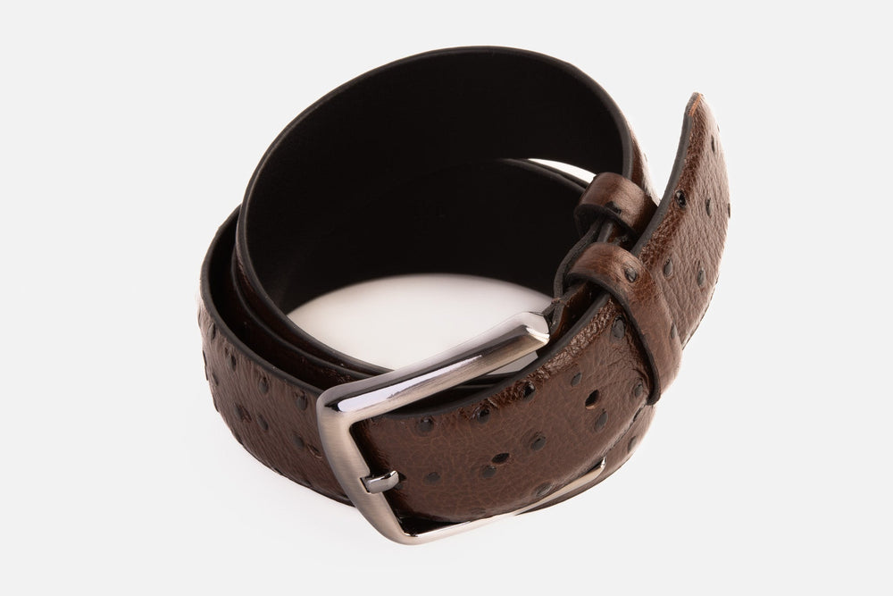 The Monterrey Brown Leather Belt All New