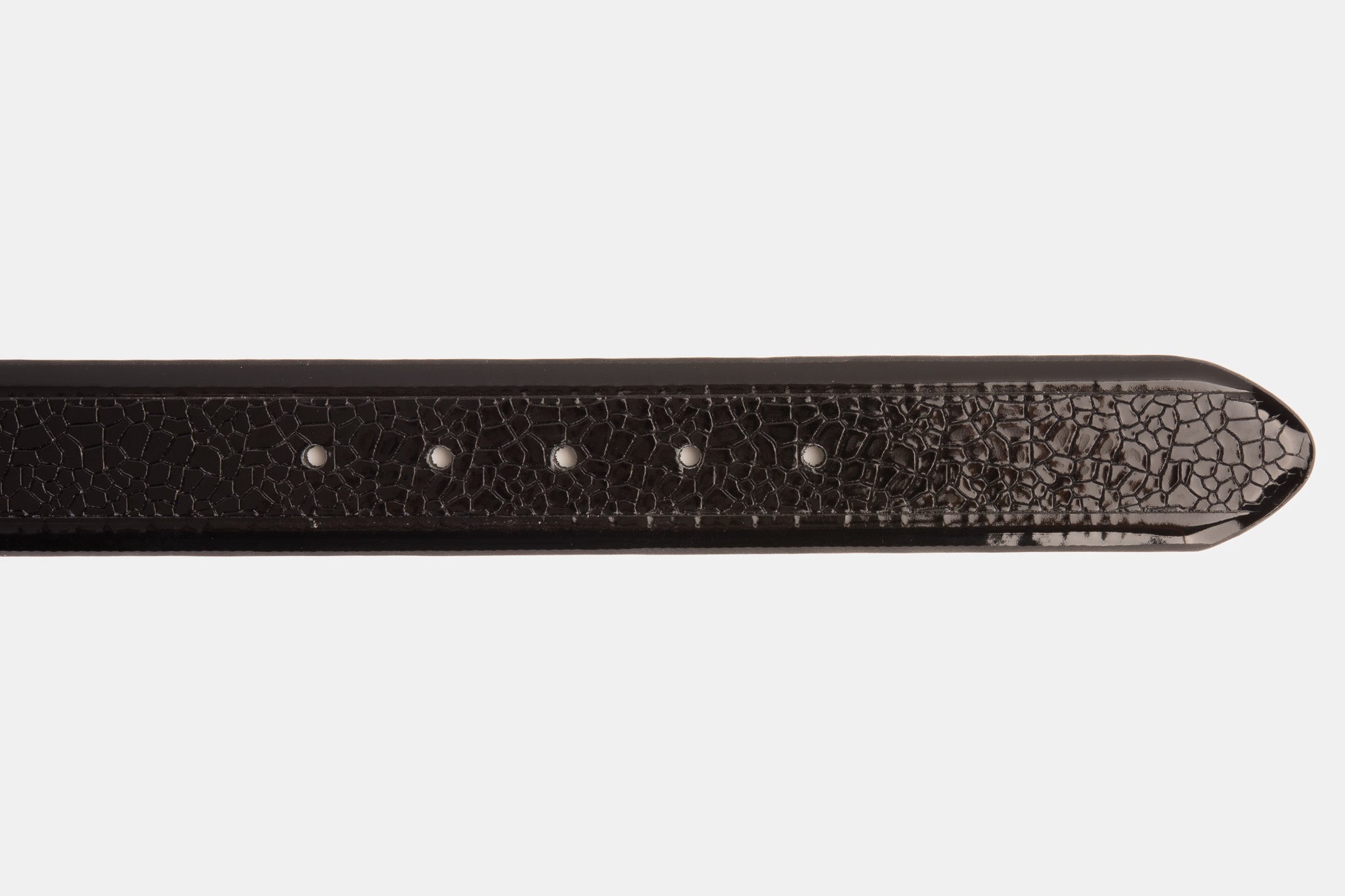 The Modica Black Patent Leather Belt Exclusive Style